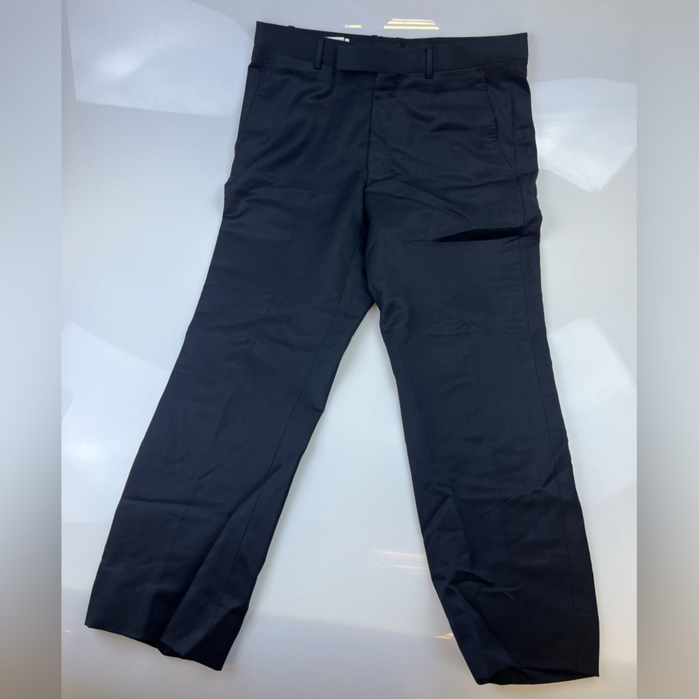Z Zegna Wool/Mohair Black Dress Pants N242-15
